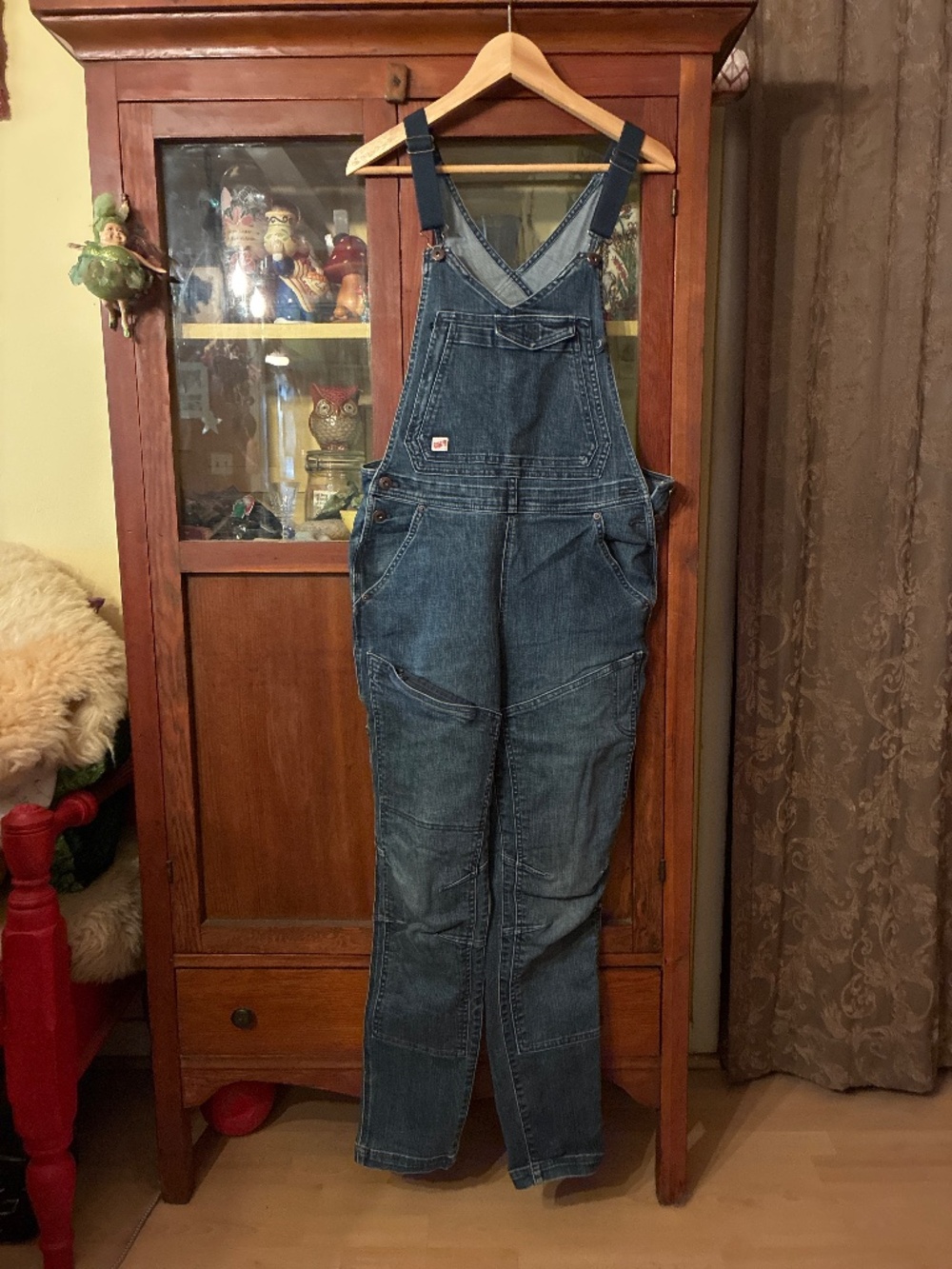 Women's Double Flex Denim Overalls 10R